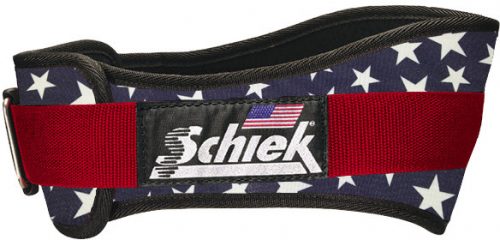 Schiek Sports Model 2004 4.75" Workout Belt - Stars & Stripes Medium