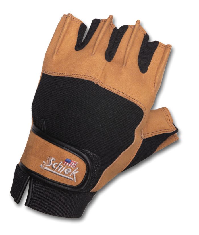 Schiek Sports Model 415 Power Lifting Gloves - Tan/Black XXL