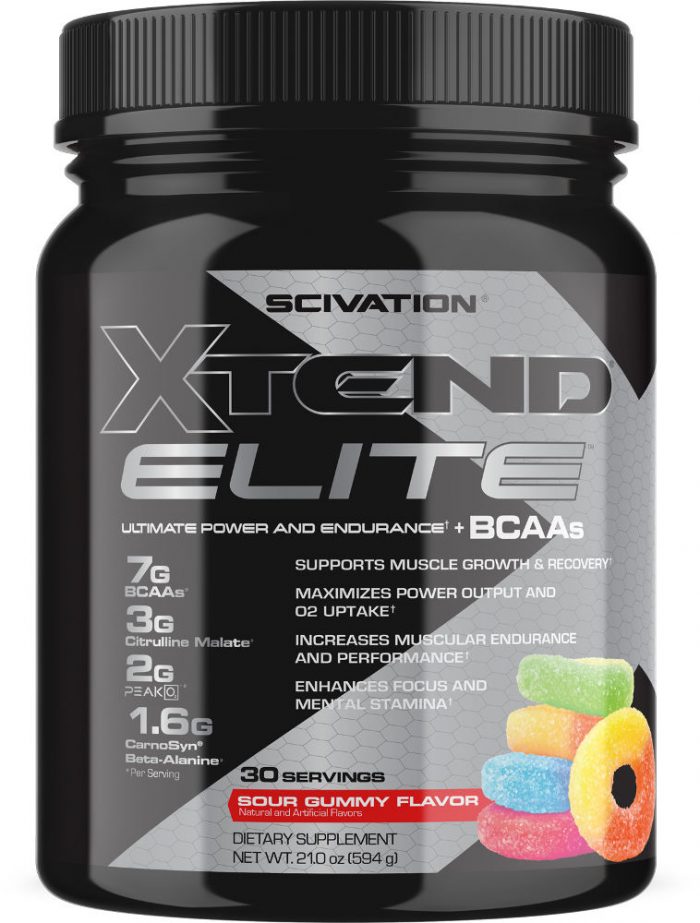 Scivation Xtend Elite - 30 Servings Sour Gummy Flavor