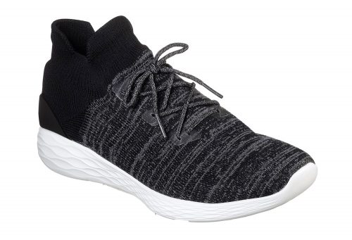 Skechers Go Strike Knit Shoes - Men's - black/white, 11.5