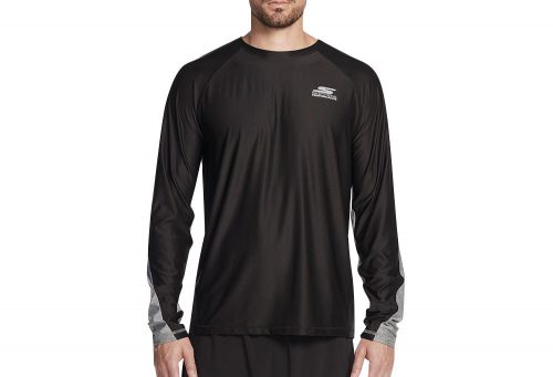Skechers Sprint Long Sleeve Shirt - Men's - black, large