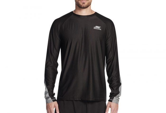 Skechers Sprint Long Sleeve Shirt - Men's - black, small