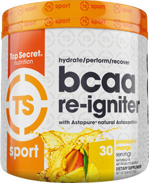 Top Secret Nutrition BCAA Re-Igniter - 30 Servings Raspberry Sherbert