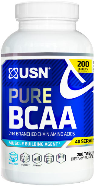 USN Pure BCAA - 200 Tablets