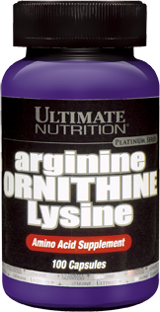 Ultimate Nutrition Arginine Ornithine Lysine - 100 Capsules