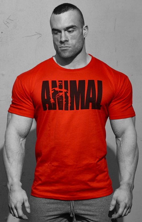 Universal Clothing & Gear Animal Iconic T-Shirt - Red Medium