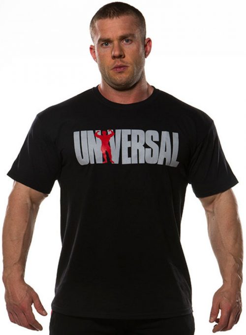 Universal Clothing & Gear Logo T-Shirt Black - Black XLarge