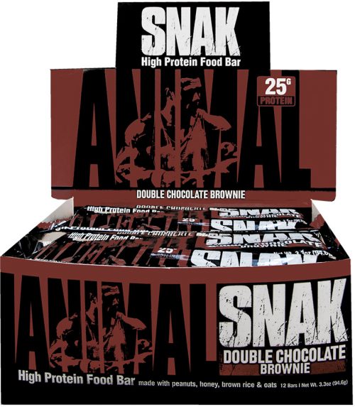 Universal Nutrition Animal Snak Bars - Box of 12 Double Chocolate Brow