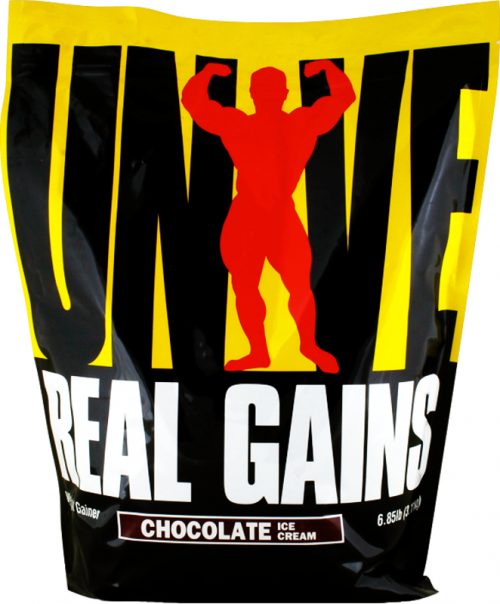 Universal Nutrition Real Gains - 6.85lbs Chocolate Ice Cream