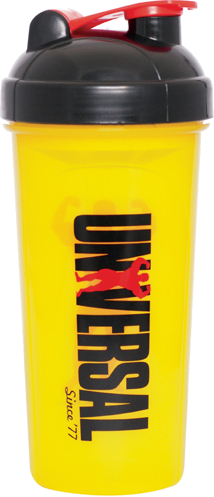 Universal Nutrition Universal Shaker Cup - 25oz Yellow/Black