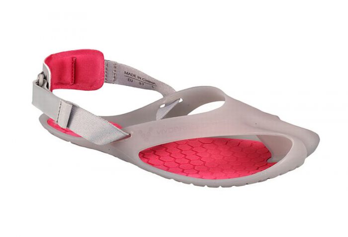 VIVO Achilles Sport Sandals - Womens - light grey/crimson, eu 35-36, us 5-6