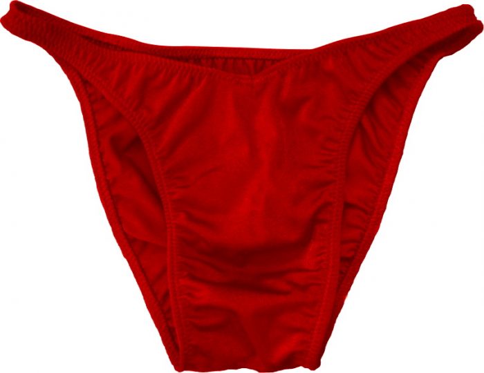 Vandella Costumes Flex Cut Velvet Posing Suit - Red XL