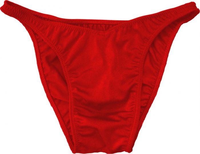 Vandella Costumes Pro Cut Spandex Posing Suit - Red Medium
