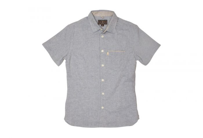 Wilder & Sons Burnside Short Sleeve Button Down Shirt - Men's - light blue, x-large