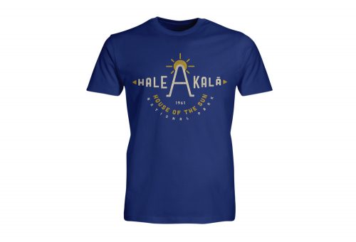 Wilder & Sons Hale Akala National Park Short Sleeve T-Shirt - Men's - royal, small