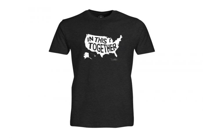 Wilder & Sons In This Together T-Shirt - Men's - charcoal, small