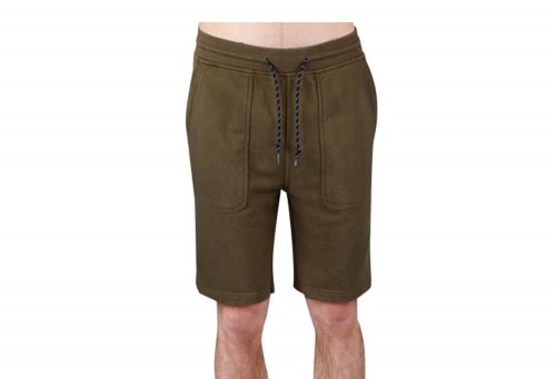 Wilder & Sons Sandy Fleece Shorts - Men's - military olive, large