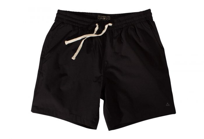 Wilder & Sons Seaside Volley 6" Shorts - Men's - black, large