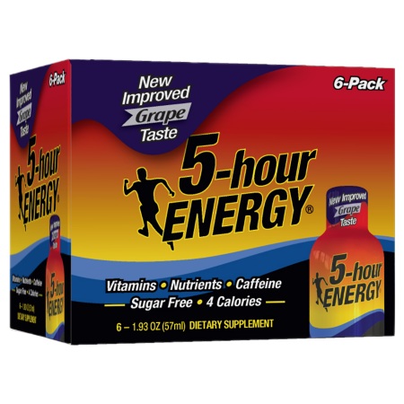 5-Hour Energy Dietary Supplement Shot Grape - 1.93 oz.