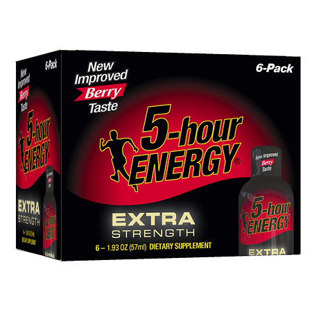 5-Hour Energy Extra Strength Dietary Supplement Shot Berry - 1.93 oz.
