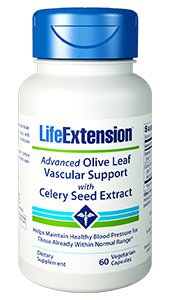 Advanced Olive Leaf Vascular Support with Celery Seed Extract, 60 vegetarian capsules