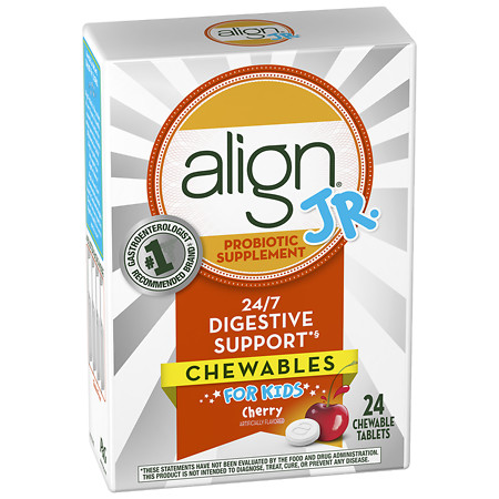 Align Probiotic Supplement Chewables for Kids Cherry Smoothie - 24 ea