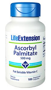 Ascorbyl Palmitate, 500 mg, 100 vegetarian capsules