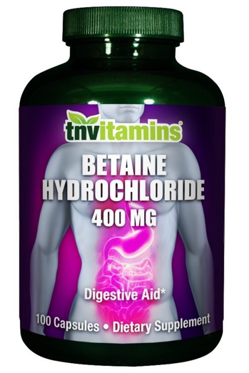 Betaine HCL 400 Mg