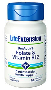 BioActive Folate & Vitamin B12, 90 vegetarian capsules