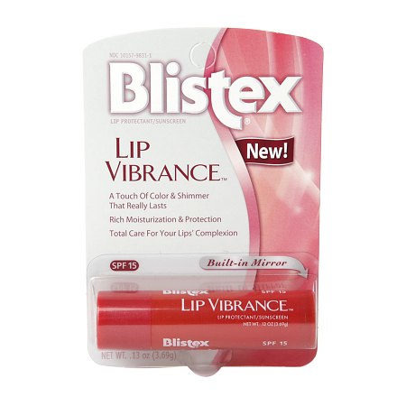 Blistex Lip Vibrance, Lip Protectant, SPF 15 - 0.13 oz.