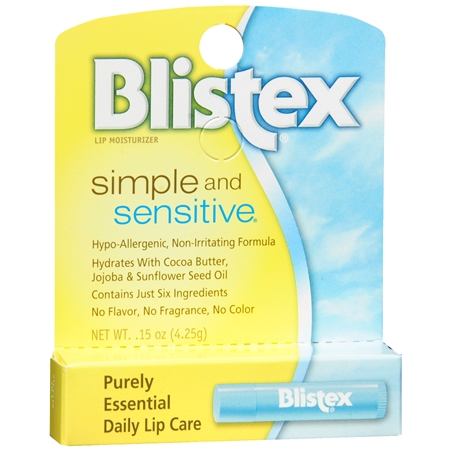 Blistex Simple and Sensitive - 0.15 oz.