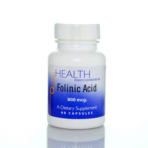 BodyBio Folinic Acid, 60 count