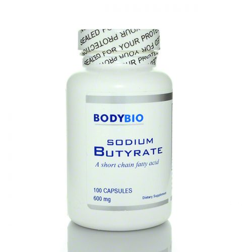 BodyBio Sodium Butyrate, 100 count