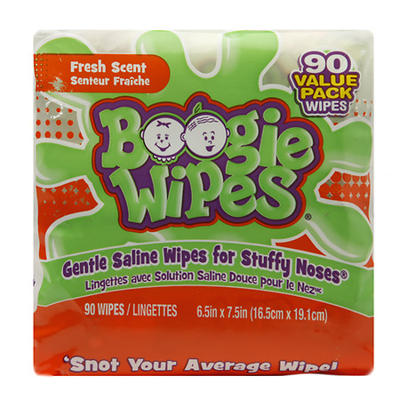 Boogie Wipes Gentle Saline Wipes Fresh - 90 sh