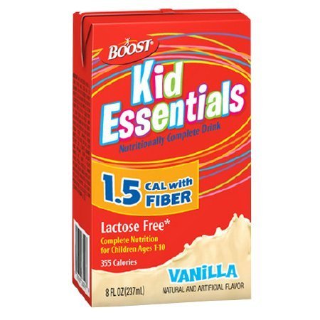 Boost Kid Essentials 1.5 Cal Medical Nutritional Drink with Fiber Vanilla - 8 oz.