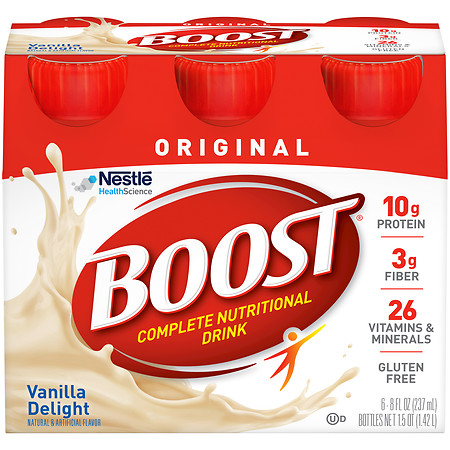 Boost Original, Complete Nutritional Drink Very Vanilla - 8 oz.