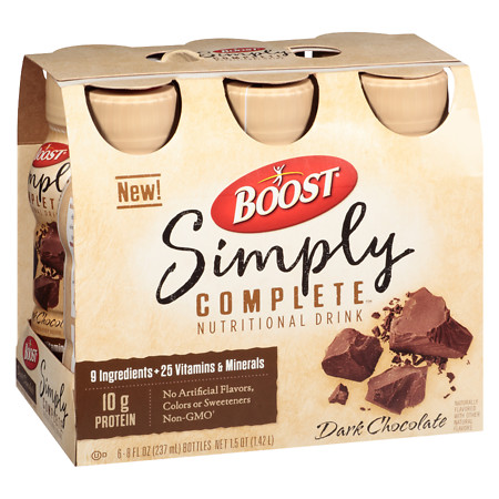 Boost Simply Complete Dark Chocolate - 8 oz.