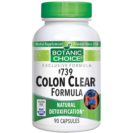 Botanic Choice #739 Colon Cleanse Formula 500 mg Herbal Supplement Capsules - 90 ea.