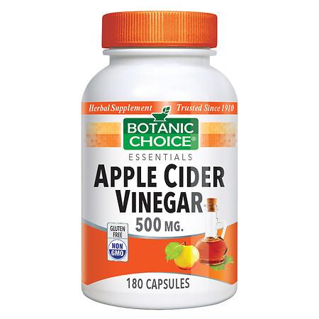 Botanic Choice Apple Cider Vinegar 500 mg Dietary Supplement Capsules - 180 ea