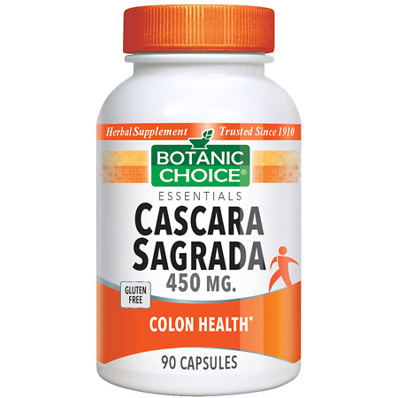 Botanic Choice Cascara Sagrada 450 mg Herbal Supplement Capsules - 90 ea.