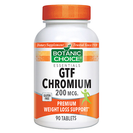 Botanic Choice GTF Chromium 200 mcg Dietary Supplement Tablets - 90 ea