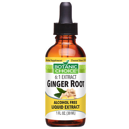 Botanic Choice Ginger Root Herbal Supplement Liquid - 1 oz.