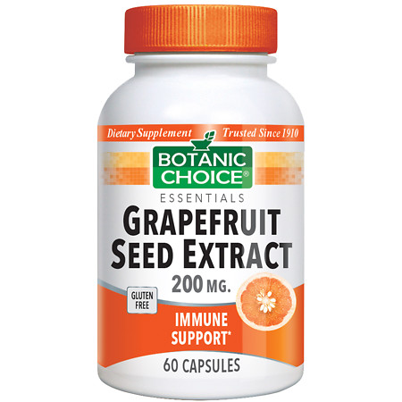 Botanic Choice Grapefruit Seed Extract 200 mg Dietary Supplement Capsules - 60 ea.