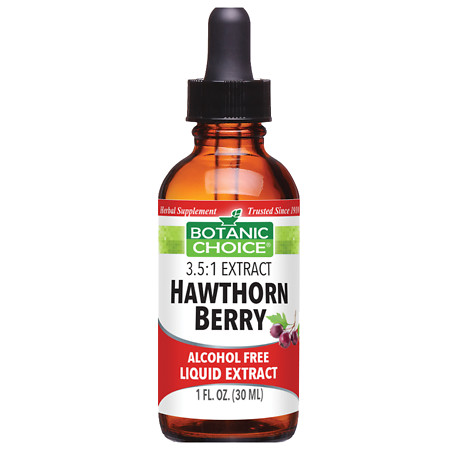 Botanic Choice Hawthorn Berry Leaf & Flower Herbal Supplement Liquid - 1 oz.