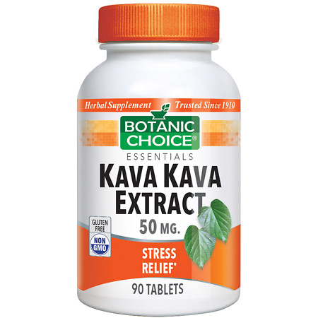 Botanic Choice Kava Kava 50 mg Herbal Supplement Tablets - 90 ea.