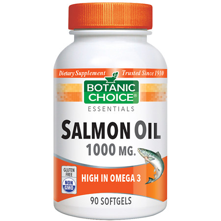 Botanic Choice Salmon Oil 1000 mg Dietary Supplement Softgels - 90 ea.