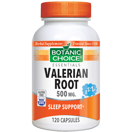 Botanic Choice Valerian Root 500 mg Herbal Supplement Capsules - 120 ea.