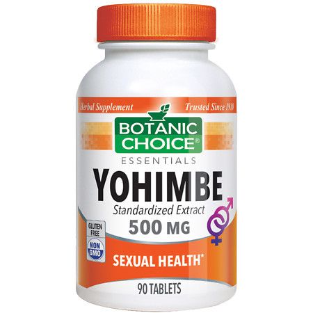 Botanic Choice Yohimbe 500 mg Herbal Supplement Tablets - 90 ea.