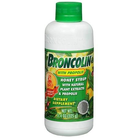 Broncolin Honey Syrup Dietary Supplement with Propolis - 11.4 oz.