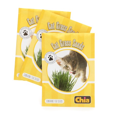 CHIA Cat Grass Refill Seeds - 6 packages